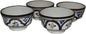 Moroccan Handmade Serving Bowl Set of 4 Small Dipping Sauce Butter Olive Oil Multicolored