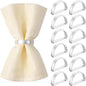 Suream Napkin Rings Bulk, D-Shape Napkin Holders Rings by Suream