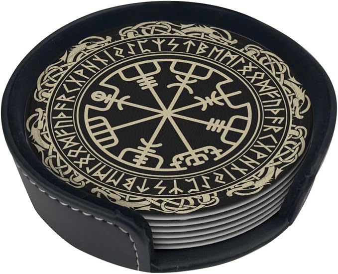 Black Viking Magical Vikings Coasters by Unknown