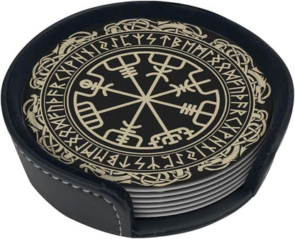 Black Viking Magical Vikings Coasters by Unknown