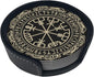 Black Viking Magical Vikings Coasters by Unknown