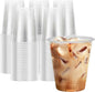 Clawsoff 12 oz Clear Plastic Cups 300 Count Disposable Iced Coffee Cups | Cold by BuyNow