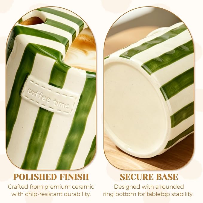 Ceramic Coffee Mug Novelty Ceramic Travel Mug Cute Espresso Cups To Go - Image 5
