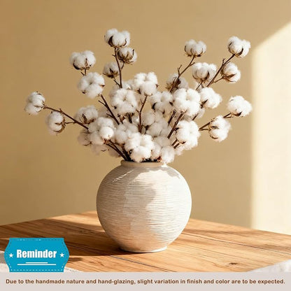 Rustic Ceramic Vintage Farmhouse Vase - Image 4