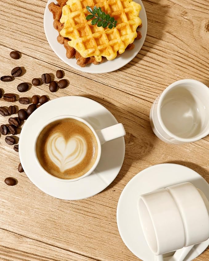 Ceramic Coffee Mugs Set of 4, Coffee Cups - Image 4
