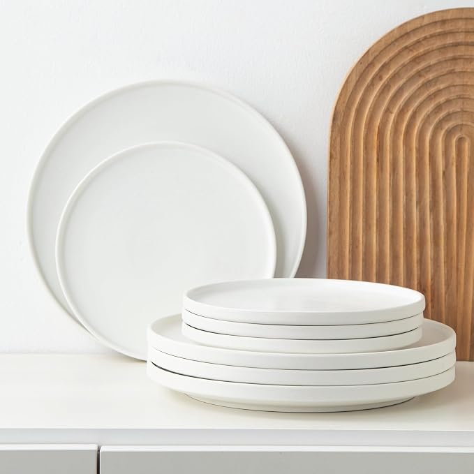 6 Piece Ceramic Plates and Bowls Sets - Image 6