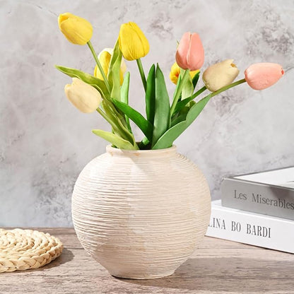 Rustic Ceramic Vintage Farmhouse Vase - Image 2