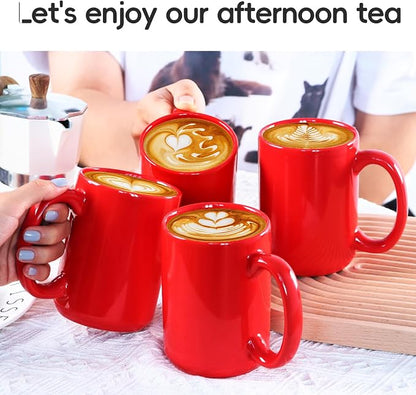16 OZ Coffee Mugs, Classic Blank Ceramic Cup - Image 2