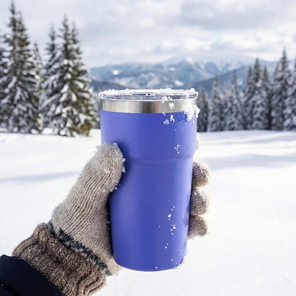 MEWAY 16oz Tumbler Double Wall Vacuum Insulated Travel Mug Bulk, Stainless - Image 5