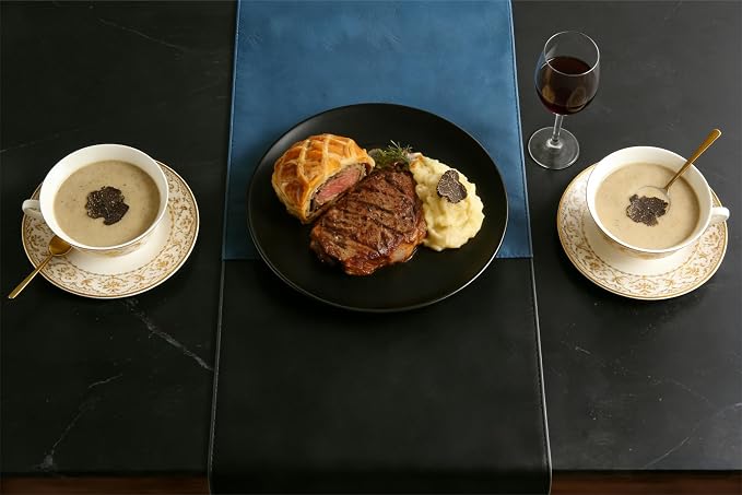 Double-Sided Faux Leather Table Runner, Waterproof Heat Resistant Non-Slip - Image 8