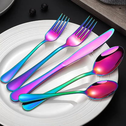 Rainbow Silverware Flatware Set - Image 6