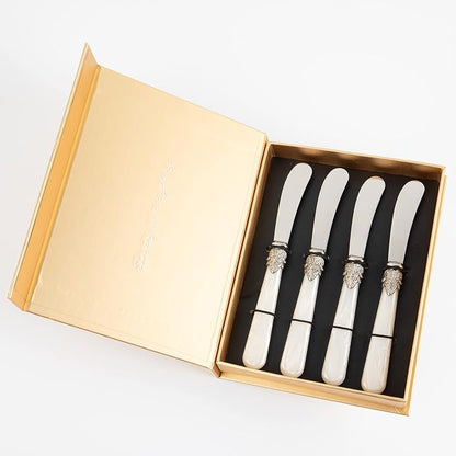 REVERIE Collection 4-piece Stainless Steel Butter Spreader Cheese Knife - Image 3