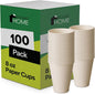 EconoHome 8 oz 100 Pack Disposable Coffee Paper Cups by EconoHome