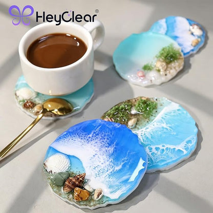 HeyClear 8-Cavity Coaster Resin Molds - Image 4