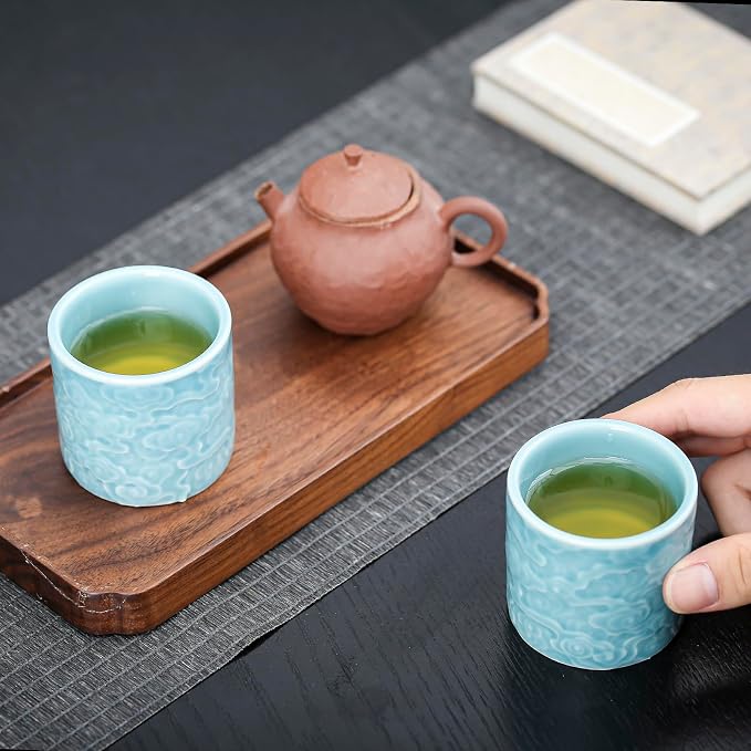 Ceramic Espresso Cups Set of 2 or 4-3oz Demitasse Cups - Image 9