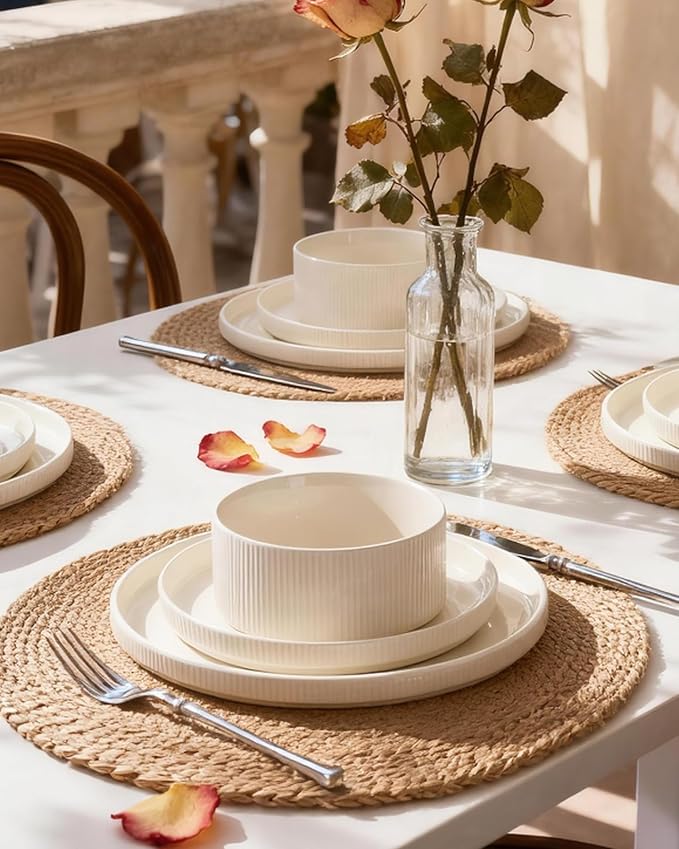 Line Porcelain Dinnerware Set, dish set - Image 2