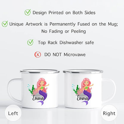 Personalized Mug for Kids, Girls | Customized Hot Chocolate, Coffee & Milk Cup - Image 2