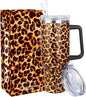 SYACOT 40 oz Tumbler with Handle and Straw Stainless Steel Insulated Tumbler by SYACOT
