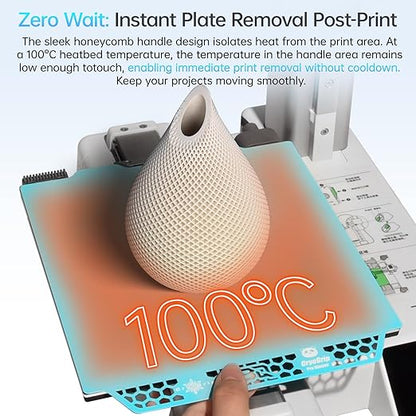 BIQU CryoGrip Pro Glacier 184x184mm Panda Build Plate for Bambu-Lab A1 Mini 3D Printer Double Sided Upgrade Build Plate Removable Surface Platform