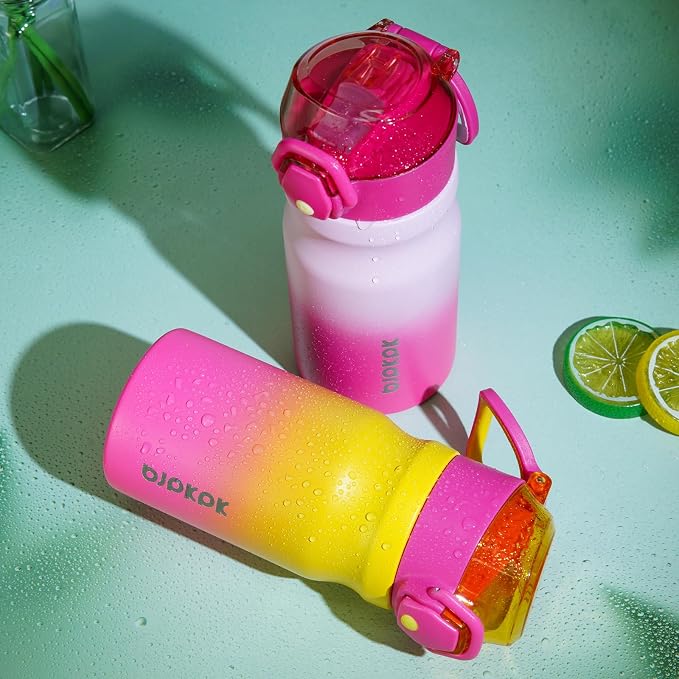 BJPKPK 14 oz Insulated Water Bottle, Stainless Steel Flask | Leak Proof Locking - Image 6