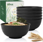 Wheat Straw Bowls 60oz, Large Salad Bowl Unbreakable Ramen Bowls Set of 6 by WROVA