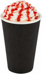 Restaurantware 12 Ounce Double Wall Disposable Coffee Cups, 500 Insulated Black by Restaurantware