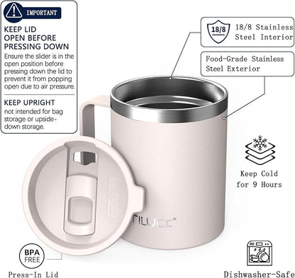 TILUCK 12 oz Insulated Coffee Mug - Image 2