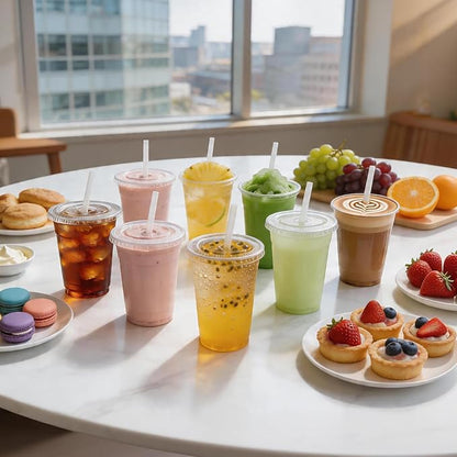 100 Pack 20oz Plastic Cups - Image 7