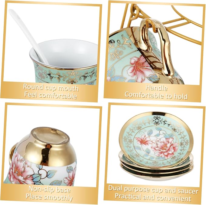 Zhehao 20 Pcs Porcelain Tea Set - Image 7