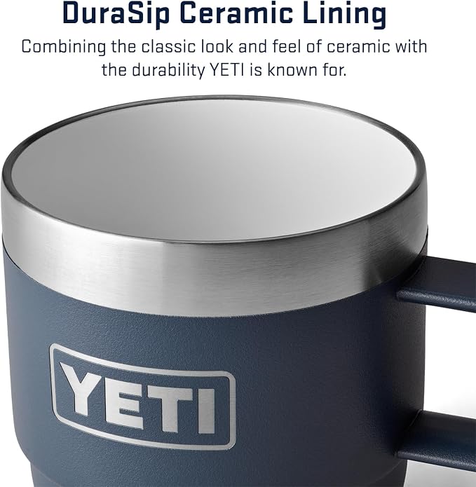 YETI Rambler 6 oz Stackable Mug, Stainless Steel, Vacuum Insulated - Image 4