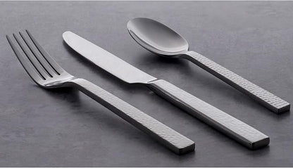 Oneida Chefs Table Hammered 45 Piece Everyday Flatware Set, Service - Image 3