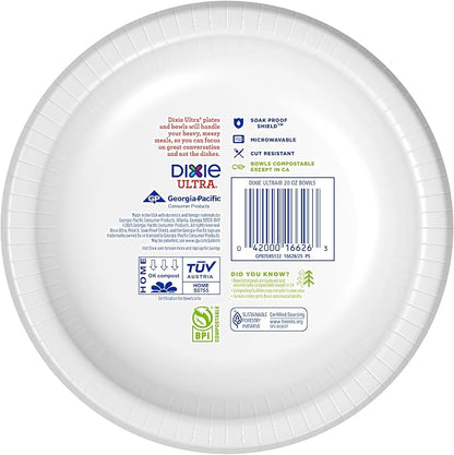 Dixie Ultra Large Paper Bowls 20oz, 25 CT - Image 6