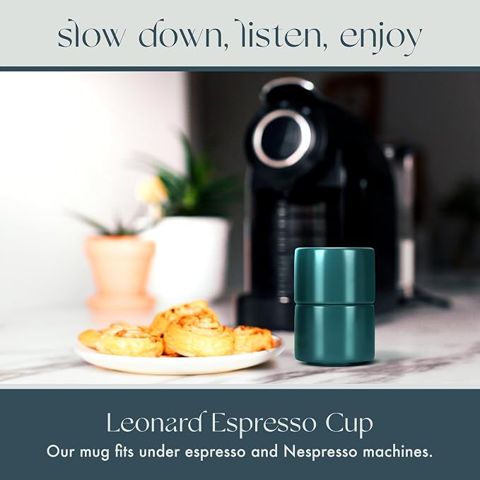 Folk Ceramics Leonard Ceramic Espresso Cups, Thick Walled, Handleless, - Image 6