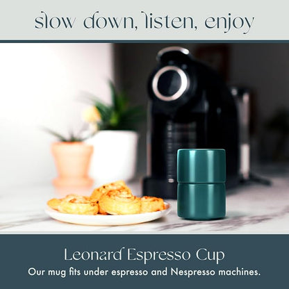 Folk Ceramics Leonard Ceramic Espresso Cups, Thick Walled, Handleless, - Image 6