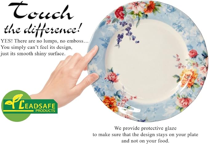 24-Piece Porcelain Dinnerware Set - Image 8