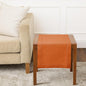 Solino Home 100% Pure Linen Dining Table Runner Pumpkin Woven, 14 x 36 in | by SolinoHome