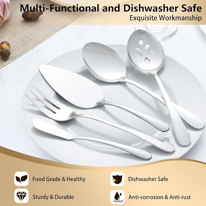 Pleafind 65-Piece Silverware Set - Image 5