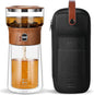 ZENS Glass Infuser Teapot, One Touch Tea Maker by ZENSLIFESTYLE