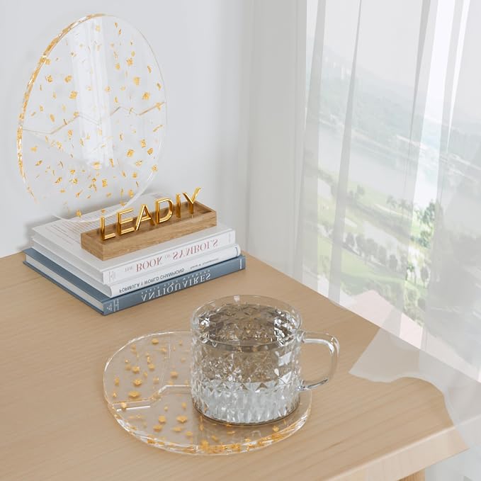 Acrylic Coaster Decorative Plates, Office Desk Accessories - Image 7