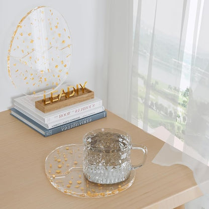 Acrylic Coaster Decorative Plates, Office Desk Accessories - Image 7