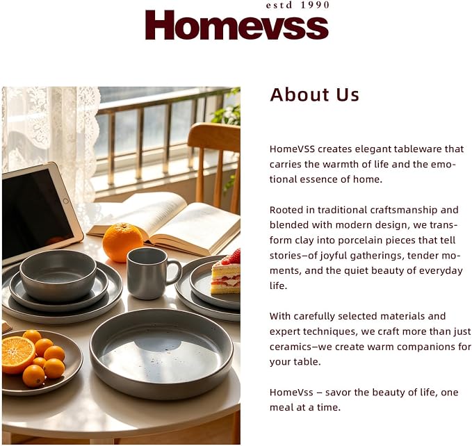 HomeVSS 20-Piece Dinnerware Set - Image 8