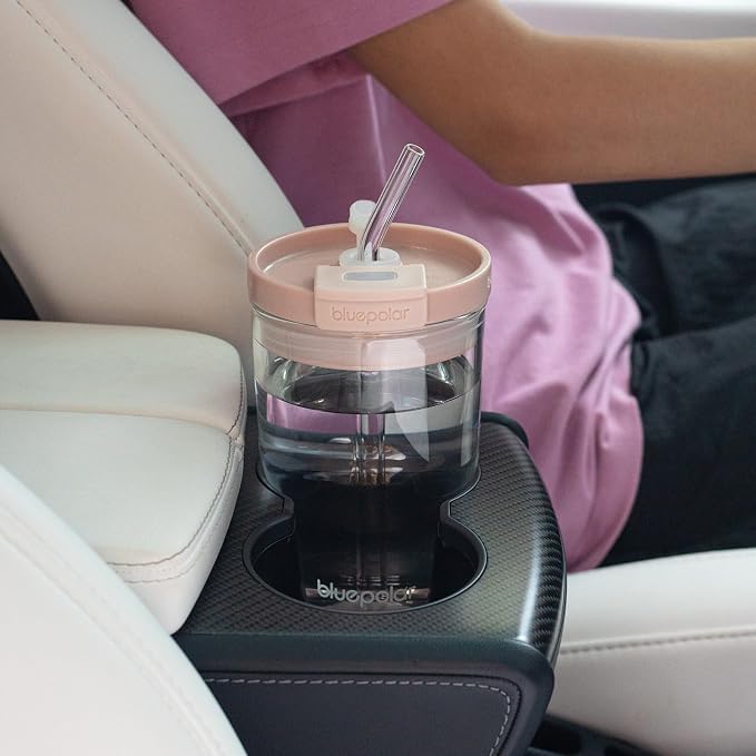 Glass Cups with Lids and Straws, 16oz/480mll Reusable Iced Coffee Glasses & - Image 7