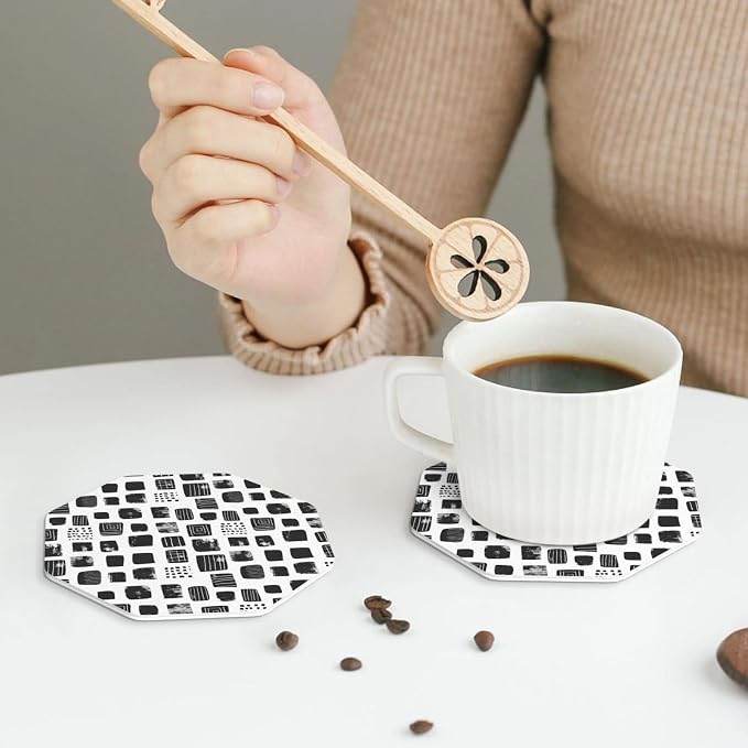 Minimal Abstract Shapes Print Coasters - Image 6