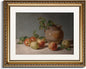 InSimSea Gold Framed Wall Art, Vintage Apple Jar Kitchen Wall Shelf Decor, Still Life Canvas Print Art, Dining Room Home Farmhouse Decor, Antique Paintings with Picture Frame 13x16inch