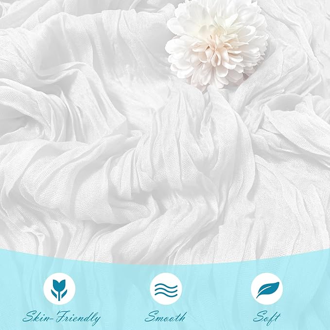 15 Pack White Cheesecloth Table Runner 17 x 108 inch Cheese Cloth Table Runners - Image 5