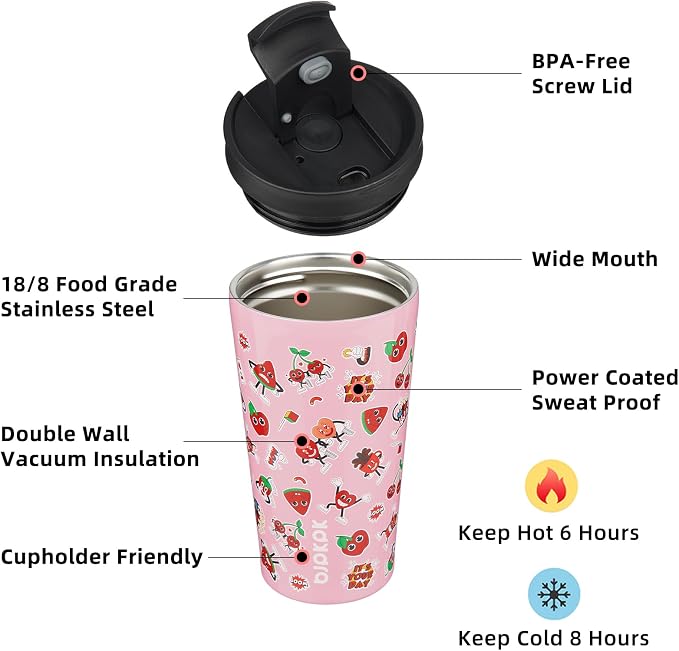 BJPKPK 18 oz Coffee Tumbler - Image 2