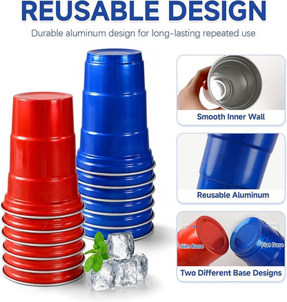 16oz Aluminum Cups Reusable Metal Party Cup - Image 4