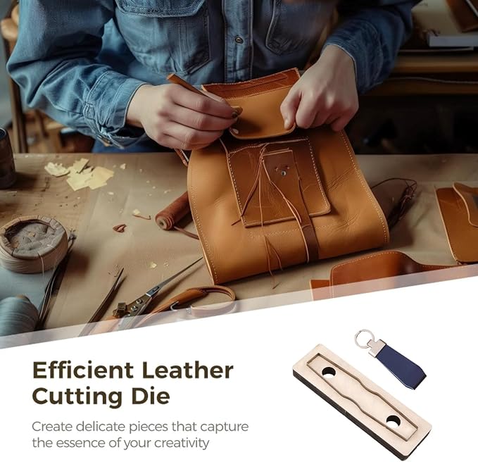Leather Keyring Cutting die, for Shaping and DIY Leather Keyring Cutting and - Image 6