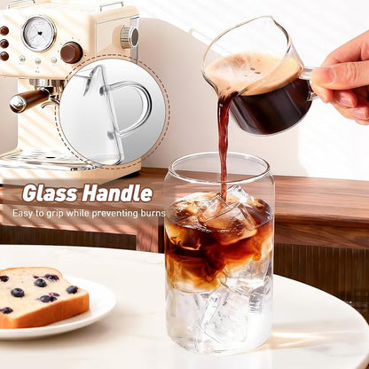 DWTS DANWEITESI Espresso Cups Set of 2: Espresso Machine Accessories - Image 4
