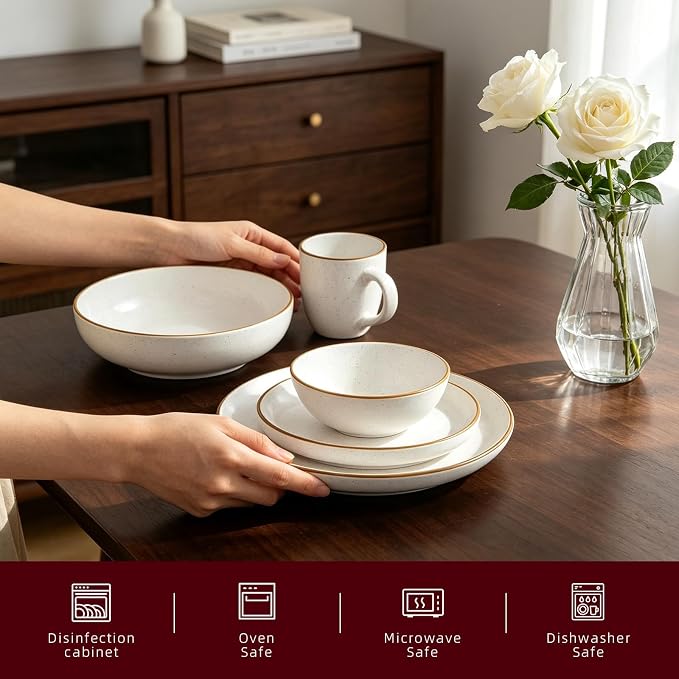 HomeVSS 20-Piece Dinnerware Set - Image 3
